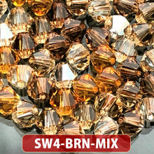 画像をギャラリービューアに読み込む, Daizyクリスタルビーズミックス 【#5301/5328-4mm カラー別】 約100ヶ