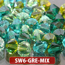 画像をギャラリービューアに読み込む, Daizyクリスタルビーズミックス 【#5301/5328-6mm カラー別】 約48ヶ