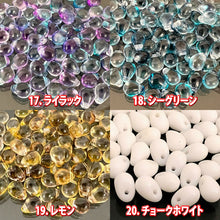 画像をギャラリービューアに読み込む, 2パック分おまとめセット チェコ ビーズ デザイン ティアードロップ ドロップ しずく 約4x6mm (約70個 x2パック) ピアス イヤリング ブレスレット パーツ ハンドメイド 材料 素材