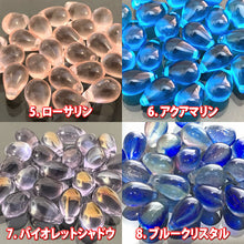 画像をギャラリービューアに読み込む, 2パック分おまとめセット チェコ ビーズ デザイン ティアードロップ ドロップ しずく 約6x9mm (約20個 x2パック) ピアス イヤリング ブレスレット パーツ ハンドメイド 材料 素材