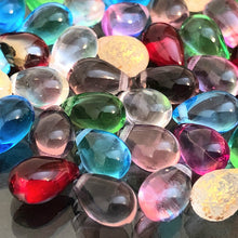 画像をギャラリービューアに読み込む, 【チェコ ビーズ デザイン ミックス】 ティアードロップ 約9x6mm (約38個)【チェコビーズ・デザイン・デザインビーズ】