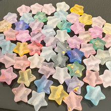 画像をギャラリービューアに読み込む, 【アクリルビーズ】 フロスト スター 約9x10x5mm 約12g 穴径約1.5mm 【アクリル・アクリルビーズ・ビーズ・ビーズパーツ・パーツ・アクリルパーツ・プラスチックビーズ】