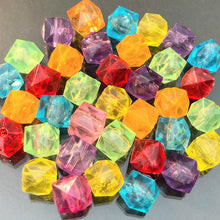 画像をギャラリービューアに読み込む, 【5パックセット】【アクリルビーズ】 キューブ 約9x10x10mm 約36個