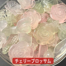 画像をギャラリービューアに読み込む, 【送料無料】【ワンコイン500円ぽっきり】【ミルキーアクリルビーズミックス】 約40g 約10mm-『チェリーブロッサム』 【福袋】