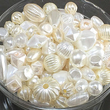 画像をギャラリービューアに読み込む, 【ワンコイン500円ぽっきり】【たっぷり人気アクリルビーズパールミックス】 約8-15mm 約50g 【福袋】