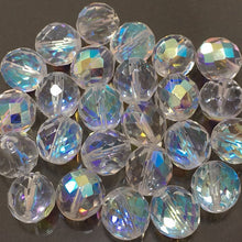 画像をギャラリービューアに読み込む, チェコ ビーズ ファイヤーポリッシュ 12mm クリスタルAB (約23-25ヶ)