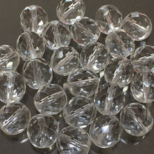 画像をギャラリービューアに読み込む, チェコ ビーズ ファイヤーポリッシュ 12mm クリスタル (約23-25ヶ)