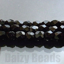画像をギャラリービューアに読み込む, 【3パック分おまとめセット】【チェコ ビーズ ファイヤーポリッシュ】【3mm ジェット (約48-50ヶ)】【チェコビーズ・ファイアポリッシュ・ファイヤーポリッシュ・チェコファイアポリッシュ・ファイアーポリッシュ】