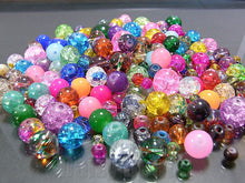 画像をギャラリービューアに読み込む, 【ワンコイン500円ぽっきり】【たっぷり人気ガラスビーズミックス】 約4-12mm 約120g 【福袋】