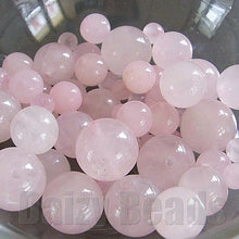 画像をギャラリービューアに読み込む, 【ワンコイン500円ぽっきり】【天然石ローズクオーツミックス(天然)】 ラウンド約4-10mm 約30g
