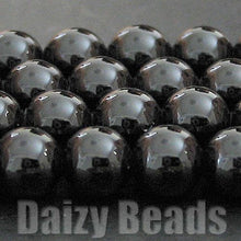 画像をギャラリービューアに読み込む, 【天然石 パワーストーン ビーズ】【ブラックオニキス(天然/染め)】 丸玉 約4mm 1連(約38-40cm)