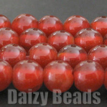 画像をギャラリービューアに読み込む, 【天然石 パワーストーン ビーズ】【カーネリアン(天然/染め)】 丸玉 約4mm 1連(約38-40cm)