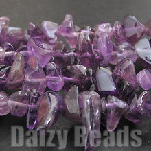 画像をギャラリービューアに読み込む, 【天然石 パワーストーン ビーズ】【アメジスト(天然)】 さざれ 約5x8mm 1連(約82-90cm)