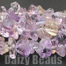 画像をギャラリービューアに読み込む, 【天然石 パワーストーン ビーズ】【アメトリン(天然)】 さざれ 約5x8-15mm 1連(約80-90cm)