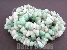 画像をギャラリービューアに読み込む, 【天然石 パワーストーン ビーズ】【アマゾナイト(天然)】 さざれ 約5x8-15mm 1連(約78-90cm)