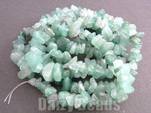 画像をギャラリービューアに読み込む, 【天然石 パワーストーン ビーズ】【グリーンアベンチュリン(天然)】 さざれ 約5x8-15mm 1連(約78-90cm)