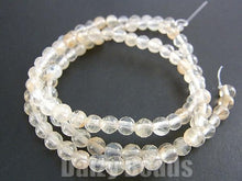 画像をギャラリービューアに読み込む, 【天然石 パワーストーン ビーズ】【シャンパンクオーツ(人工)】 丸玉 約4mm 1連(約36-40cm)
