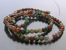 画像をギャラリービューアに読み込む, 【天然石 パワーストーン ビーズ】【ファンシージャスパー(天然)】 丸玉 約4mm 1連(約36-40cm)