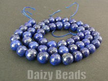 画像をギャラリービューアに読み込む, 【天然石 パワーストーン ビーズ】【ラピスラズリ(天然/染め)】 丸玉 8mm 1連(約36-40cm)