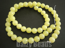 画像をギャラリービューアに読み込む, 【天然石 パワーストーン ビーズ】【オリーブジェイド (天然)】 丸玉 約8mm 1連(約36-40cm)