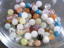 画像をギャラリービューアに読み込む, 【ワンコイン500円ぽっきり】【天然石ラウンド4mmミックス】 約10.53g