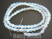 画像をギャラリービューアに読み込む, 【天然石 パワーストーン ビーズ】【シーオパール(人工)】 丸玉 約4mm 1連(約36-40cm)