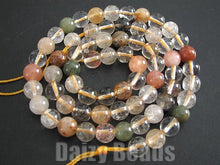 画像をギャラリービューアに読み込む, 【天然石 パワーストーン ビーズ】【ルチルクオーツ(天然)】 丸玉 6mm 1連(約40cm)