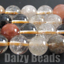 画像をギャラリービューアに読み込む, 【天然石 パワーストーン ビーズ】【ルチルクオーツ(天然)】 丸玉 6mm 1連(約40cm)