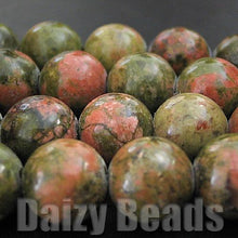 画像をギャラリービューアに読み込む, 【ユナカイト(天然)】 丸玉 約8mm 1連(約38-40cm)【パワーストーン・天然石・ビーズ・天然石ビーズ・パワーストーンビーズ・パワ-スト-ン・パワ-スト-ン】