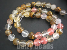 画像をギャラリービューアに読み込む, 【ボルケーノクオーツ(人工)】 丸玉 約8mm 1連(約36-40cm)【パワーストーン・天然石・ビーズ・天然石ビーズ・パワーストーンビーズ・パワ-スト-ン・パワ-スト-ン】