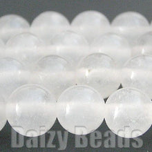 画像をギャラリービューアに読み込む, 【天然石 パワーストーン ビーズ】【ホワイトジェード(天然)】 丸玉 約6mm 1連(約38-40cm)