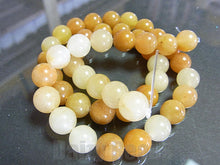 画像をギャラリービューアに読み込む, 【イエロージェード(天然)】 丸玉 6mm 1連(約36-40cm)【パワーストーン・天然石・ビーズ・天然石ビーズ・パワーストーンビーズ・パワ-スト-ン・パワ-スト-ン】