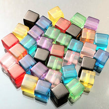 画像をギャラリービューアに読み込む, 【アクリルビーズ】 キューブ 約7.5mm 約14g 【アクリル・アクリルビーズ・ビーズ・ビーズパーツ・パーツ・アクリルパーツ・プラスチックビーズ】