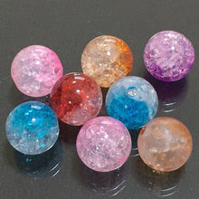 画像をギャラリービューアに読み込む, 【アクリルビーズ】 クラック丸玉 約12mm 約7g【アクリル・アクリルビーズ・ビーズ・ビーズパーツ・パーツ・アクリルパーツ・プラスチックビーズ】