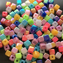 画像をギャラリービューアに読み込む, 【アクリルビーズ】キューブ 約4mm 約9g 【アクリル・アクリルビーズ・ビーズ・ビーズパーツ・パーツ・アクリルパーツ・プラスチックビーズ】