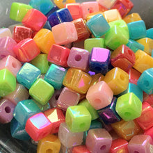 画像をギャラリービューアに読み込む, 【アクリルビーズ】キューブ 約4mm 約9g 【アクリル・アクリルビーズ・ビーズ・ビーズパーツ・パーツ・アクリルパーツ・プラスチックビーズ】