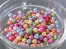 画像をギャラリービューアに読み込む, 【アクリルビーズ】 丸玉パール 約4x3.5mm 約6g(約250個) 【アクリル・アクリルビーズ・ビーズ・ビーズパーツ・パーツ・アクリルパーツ・プラスチックビーズ】