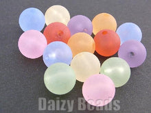画像をギャラリービューアに読み込む, 【アクリルビーズ】 丸玉フロスト 約10mm 約8g(約15個) 【アクリル・アクリルビーズ・ビーズ・ビーズパーツ・パーツ・アクリルパーツ・プラスチックビーズ】