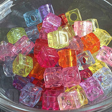 画像をギャラリービューアに読み込む, 【アクリルビーズ】 キューブ 約7x7mm 約14g 【アクリル・アクリルビーズ・ビーズ・ビーズパーツ・パーツ・アクリルパーツ・プラスチックビーズ】