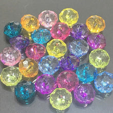 画像をギャラリービューアに読み込む, 【アクリルビーズ】 ロンデルカットミックス 約12x7mm 約26個 【アクリル・アクリルビーズ・ビーズ・ビーズパーツ・パーツ・アクリルパーツ・プラスチックビーズ】