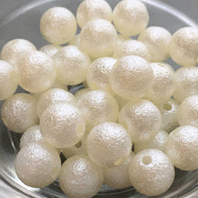 画像をギャラリービューアに読み込む, 【アクリルビーズ】 丸玉パール コットンパール風 約8mm 約10g