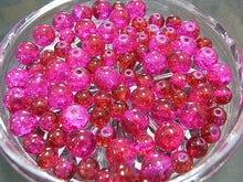 画像をギャラリービューアに読み込む, 【はんぱガラスビーズ】ガラスキャンディーミックスビーズ 約6-8mm フューシャ(スプレーペイント)(約40グラム)