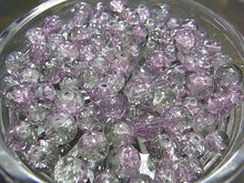 画像をギャラリービューアに読み込む, 【はんぱガラスビーズ】ガラスキャンディーミックスビーズ 約6-8mm ライラック(スプレーペイント)(約40グラム)