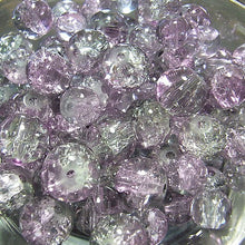 画像をギャラリービューアに読み込む, 【はんぱガラスビーズ】ガラスキャンディーミックスビーズ 約6-8mm ライラック(スプレーペイント)(約40グラム)