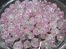 画像をギャラリービューアに読み込む, 【はんぱガラスビーズ】ガラスキャンディーミックスビーズ 約6-8mm ピンク(スプレーペイント)(約40グラム)