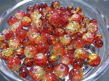 画像をギャラリービューアに読み込む, 【はんぱガラスビーズ】ガラスキャンディーミックスビーズ 約6-8mm ファイヤーオパール(スプレーペイント)(約40グラム)