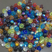 画像をギャラリービューアに読み込む, 【はんぱガラスビーズ】 丸玉ABミックス 約4mm (約18g)【はんぱ・ビーズ・はんぱビーズ・ガラス・ミックス】