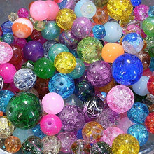 画像をギャラリービューアに読み込む, 【ワンコイン500円ぽっきり】【たっぷり人気ガラスビーズミックス】 約4-14mm 約120g 【福袋】