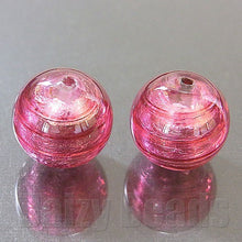 画像をギャラリービューアに読み込む, 【ベネチアンビーズ】 925シルバーフォイル 丸玉 約12mm ルビー 1ヶ 【ベネチアン ヴェネチアン ヴェネチアンビーズ】