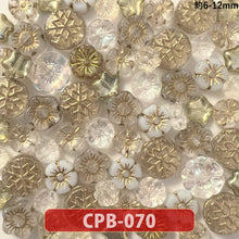 画像をギャラリービューアに読み込む, ビーズ チェコビーズ アソート【売り切りチェコビーズ 約6mm-・在庫限りの早いもの勝ち・画像通り・ペア】【1000円ぽっきり】【チェコ ビーズ福袋】ビーズ チェコ ビーズ手芸 パーツ ガラスビーズ フラワー ハンドメイド 手芸 材料 素材
